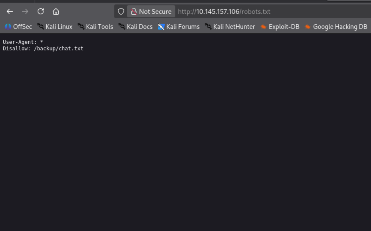 robots.txt contents